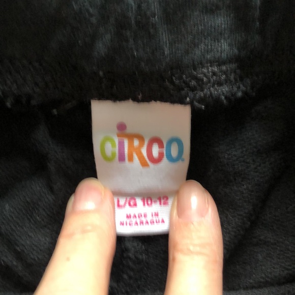 Girls black cotton shorts - Picture 2 of 3